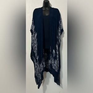 Moss Rose kimono shawl